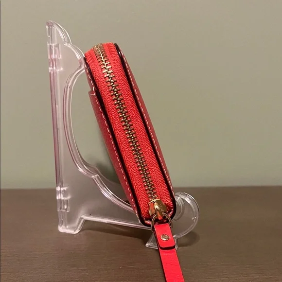 Kate Spade Red Zip-Around Wallet - Picture 5 of 13